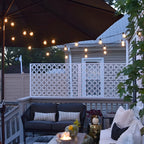 Outdoor String Lights Warm White LED Waterproof 15m/30m