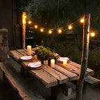 Outdoor String Lights Warm White LED Waterproof 15m/30m