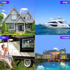 Outdoor TV Antenna 360 Degree Omnidirectional Amplified & Weather-Resistant