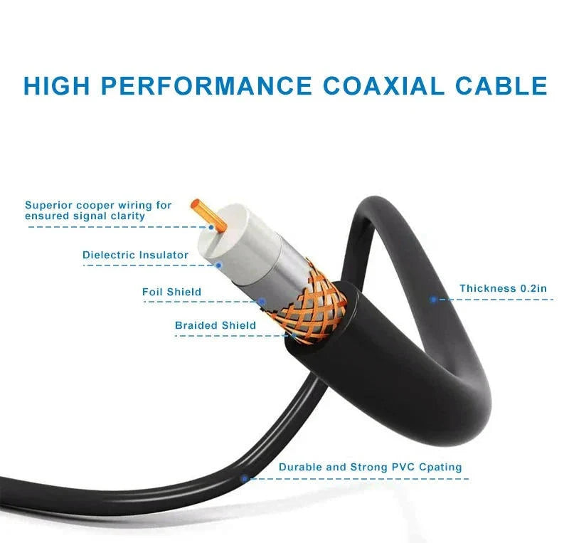 Outdoor TV Antenna Motorized 360 Degree Remote Control