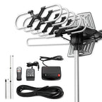 Outdoor TV Antenna Motorized 360 Degree Remote Control