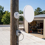 Outdoor TV Antenna Omnidirectional Amplified 40 Ft Coax Cable