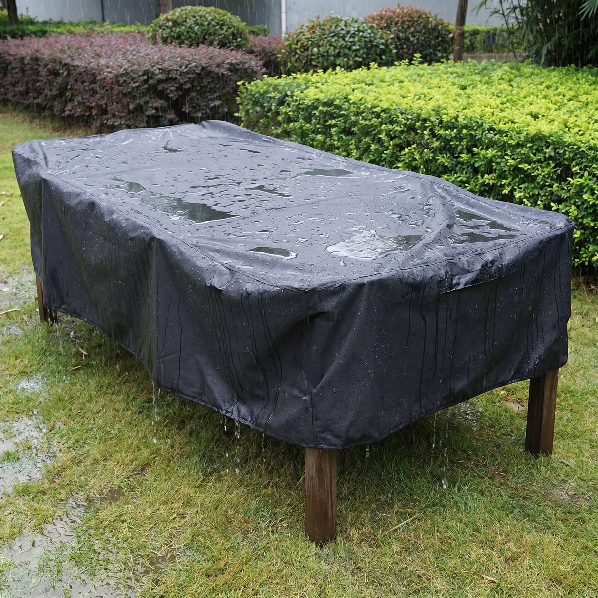 Outdoor Table & Chair Cover Waterproof UV-Resistant With Drawstring