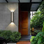 Outdoor Wall Lamp Aluminum IP65 Warm White LED