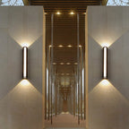 Outdoor Wall Lamp Aluminum IP65 Warm White LED