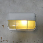 Outdoor Wall Lamp Weather-Resistant Brass & Glass