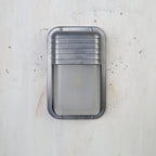 Outdoor Wall Lamp Weather-Resistant Brass & Glass
