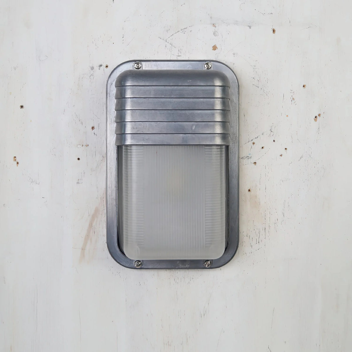 Outdoor Wall Lamp Weather-Resistant Brass & Glass