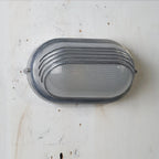 Outdoor Wall Lamp Weather-Resistant Brass & Glass