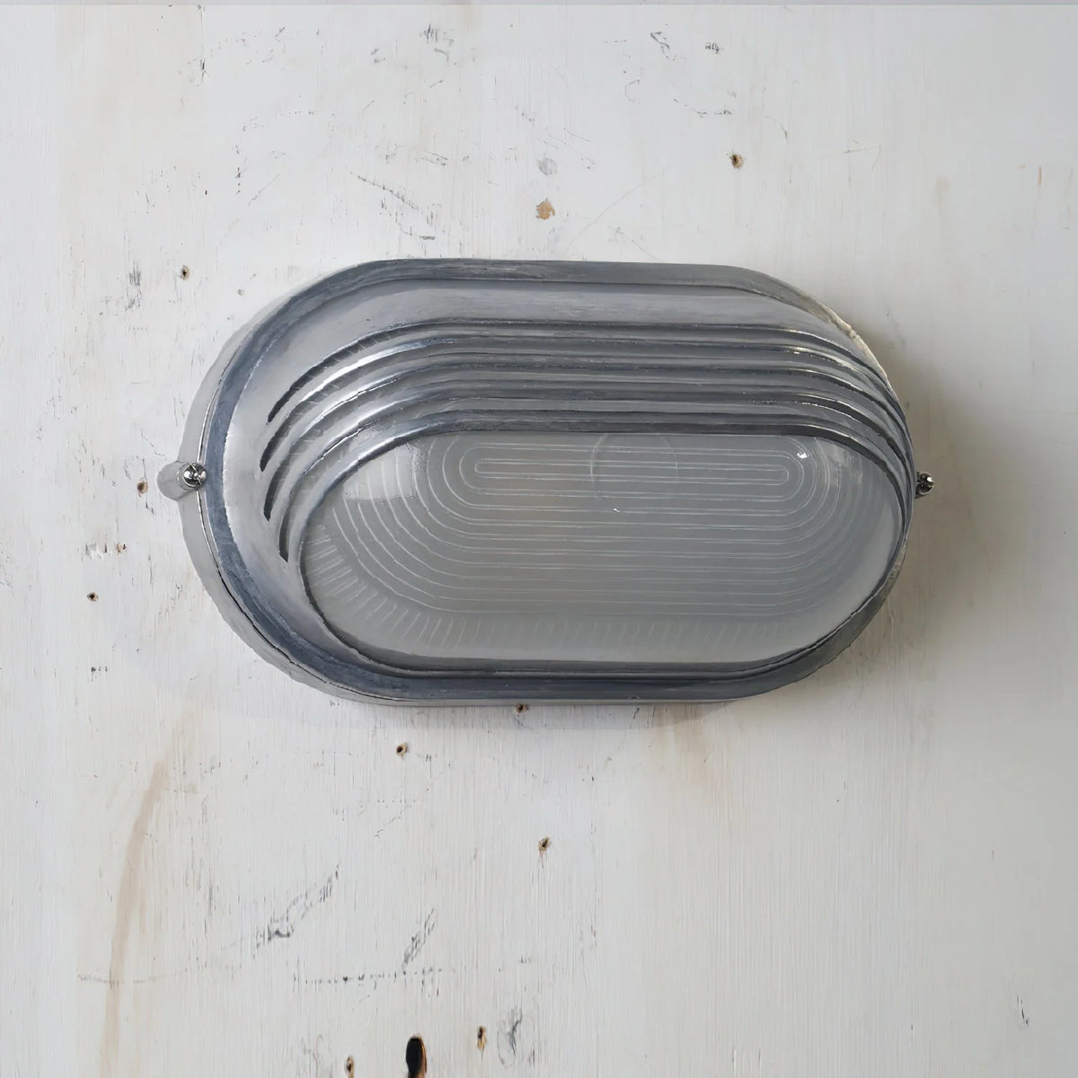 Outdoor Wall Lamp Weather-Resistant Brass & Glass
