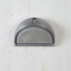 Outdoor Wall Lamp Weather-Resistant Brass & Glass