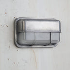Outdoor Wall Lamp Weather-Resistant Brass & Glass