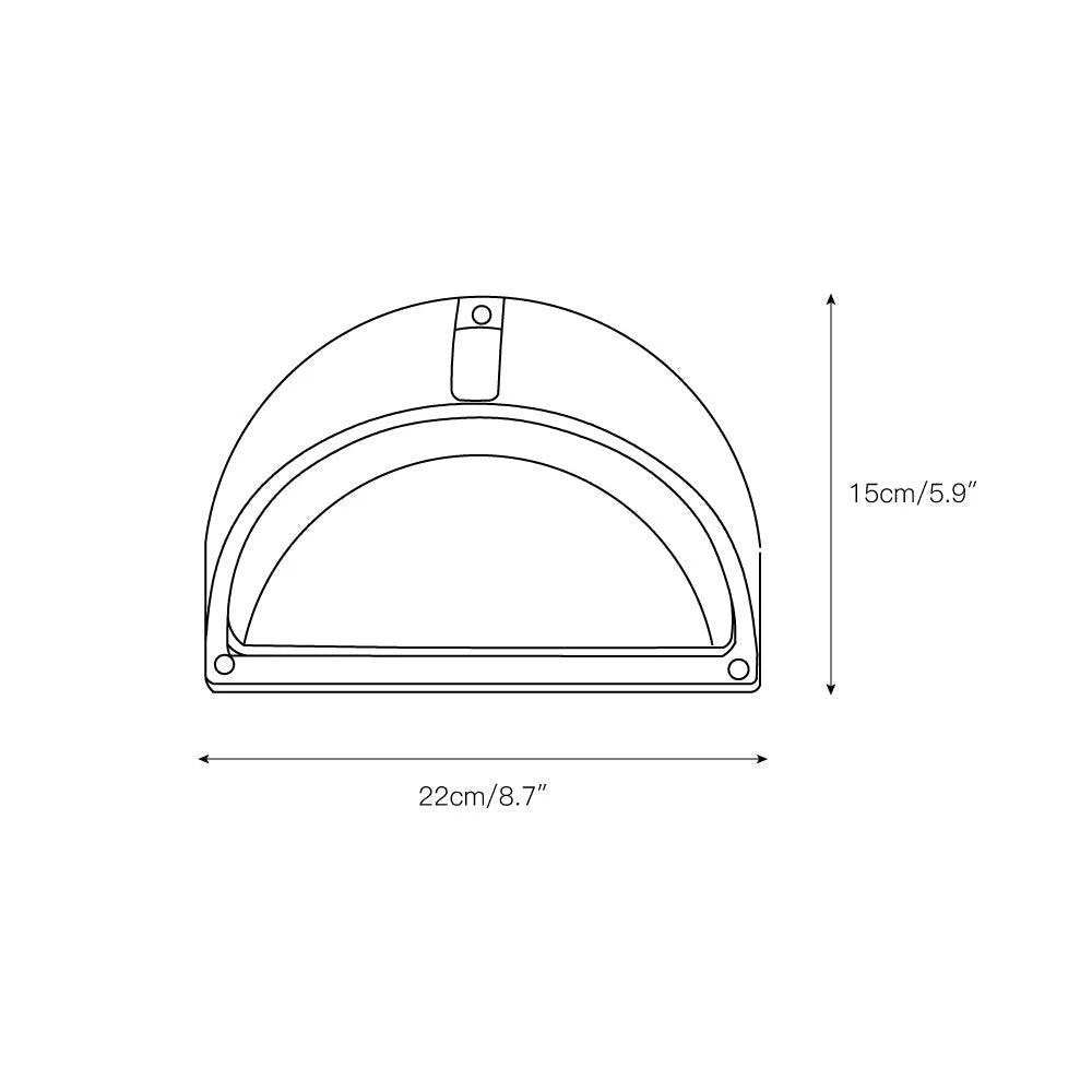 Outdoor Wall Lamp Weather-Resistant Brass & Glass