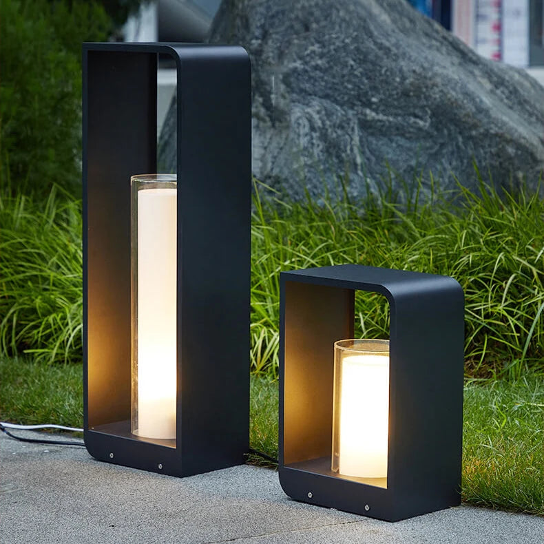 Outdoor Wall Lamp Weather Resistant Solar & Mains Power