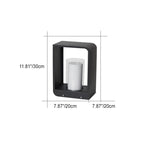 Outdoor Wall Lamp Weather Resistant Solar & Mains Power