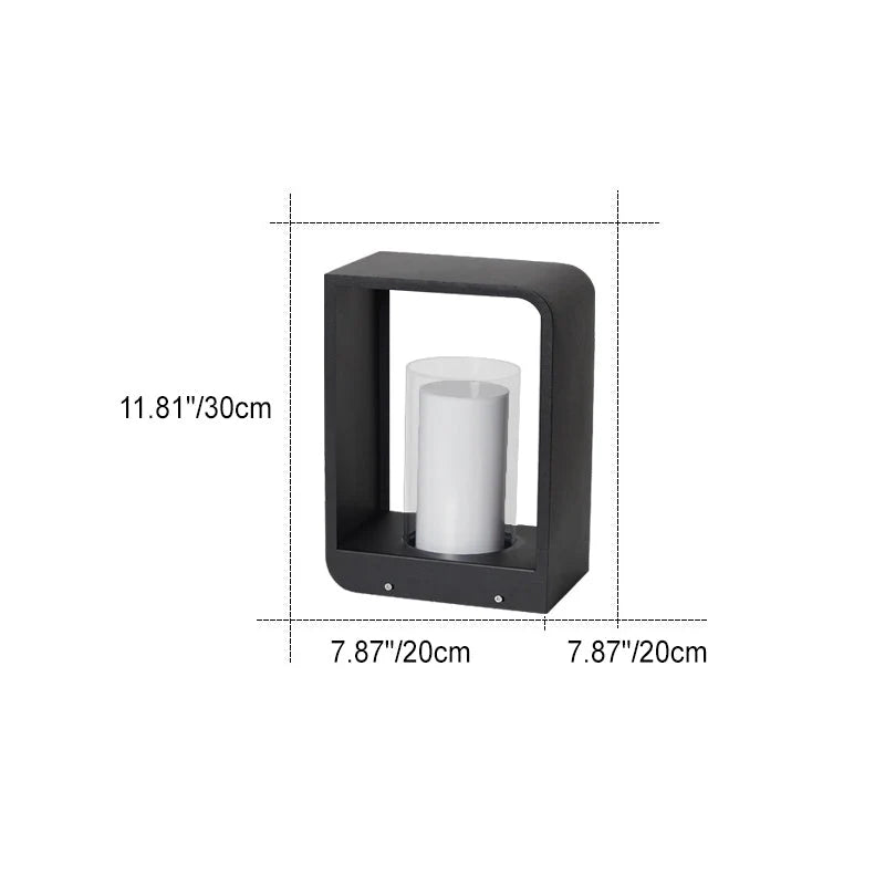 Outdoor Wall Lamp Weather Resistant Solar & Mains Power