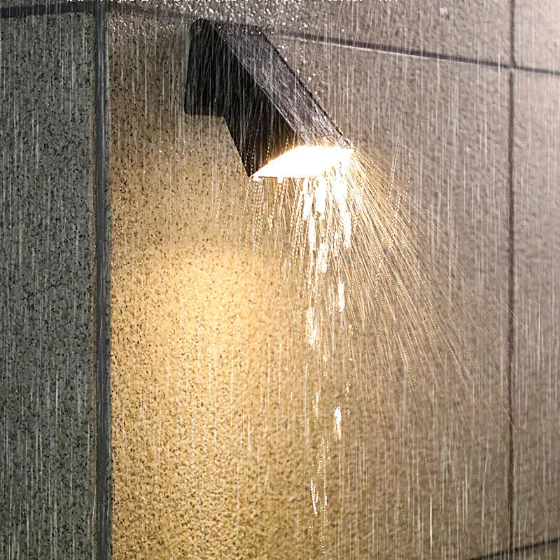 Outdoor Wall Light Adjustable Solar Panel IP65 9-Hour Runtime