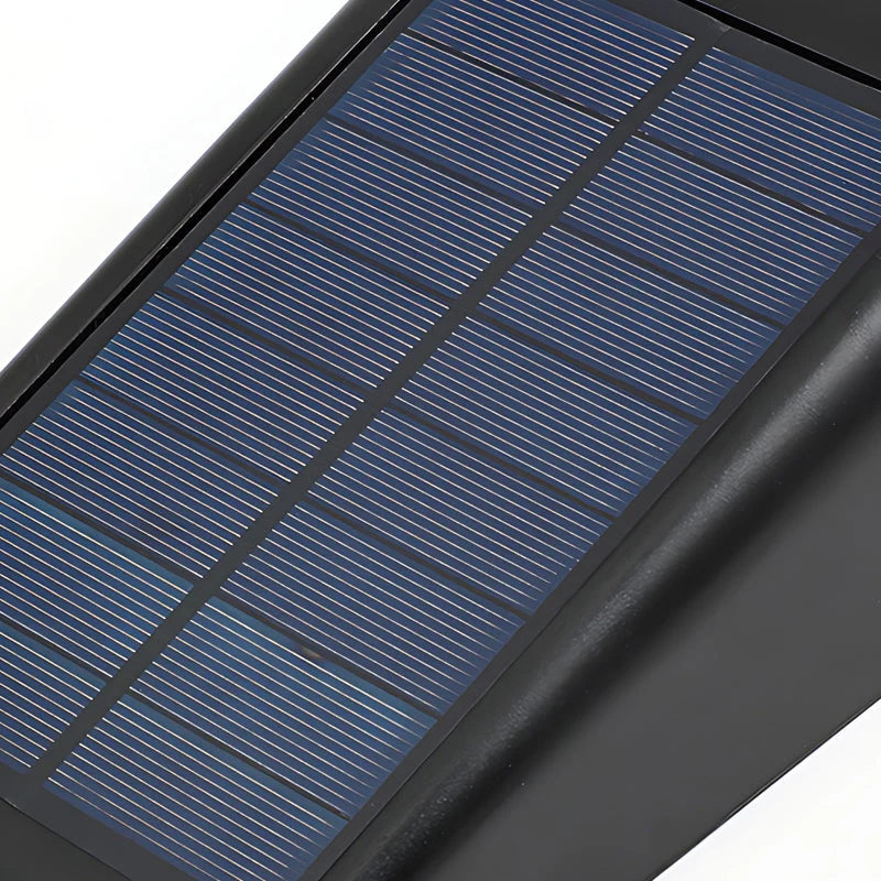 Outdoor Wall Light Adjustable Solar Panel IP65 9-Hour Runtime