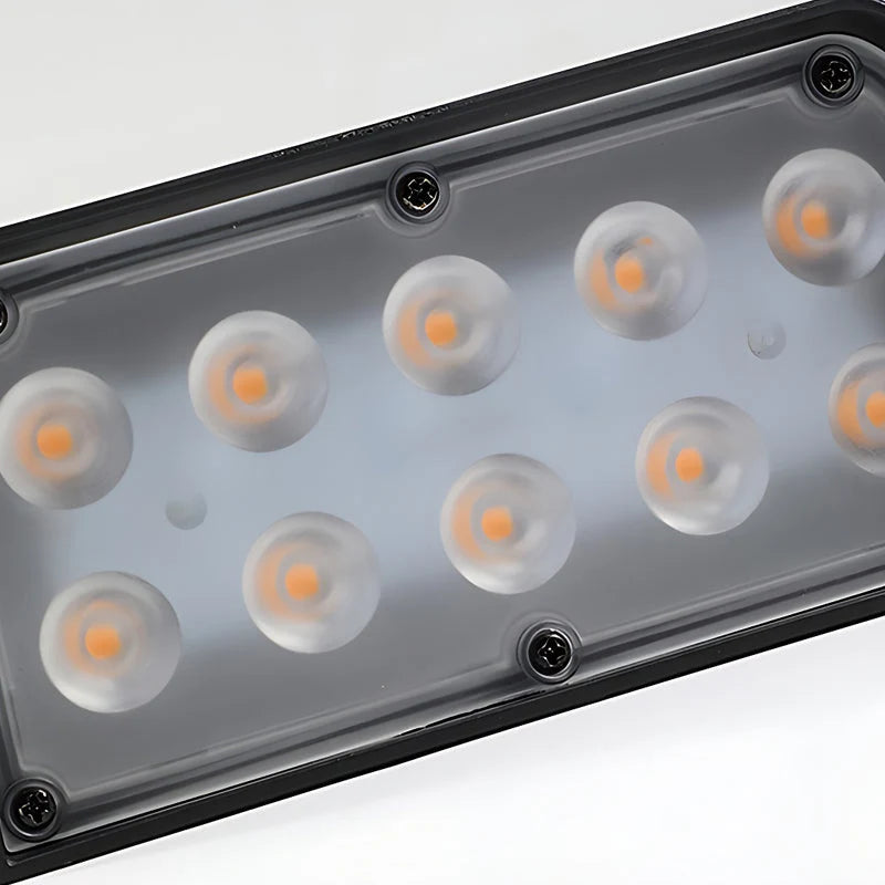 Outdoor Wall Light Adjustable Solar Panel IP65 9-Hour Runtime
