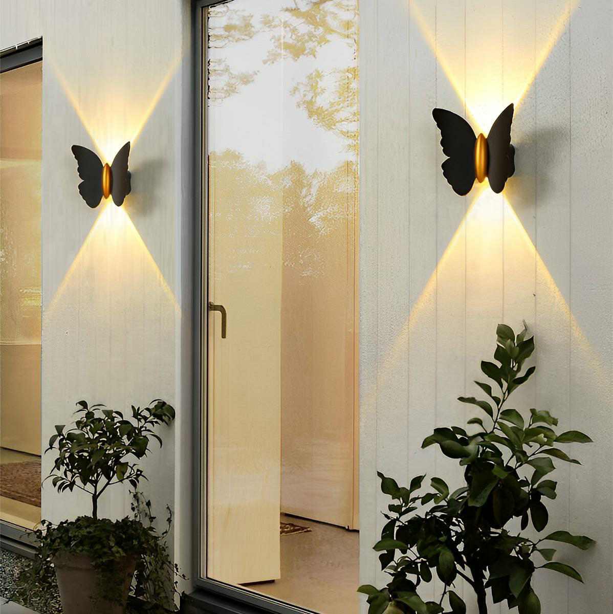 Outdoor Wall Light Animal Silhouette Waterproof Integrated LED