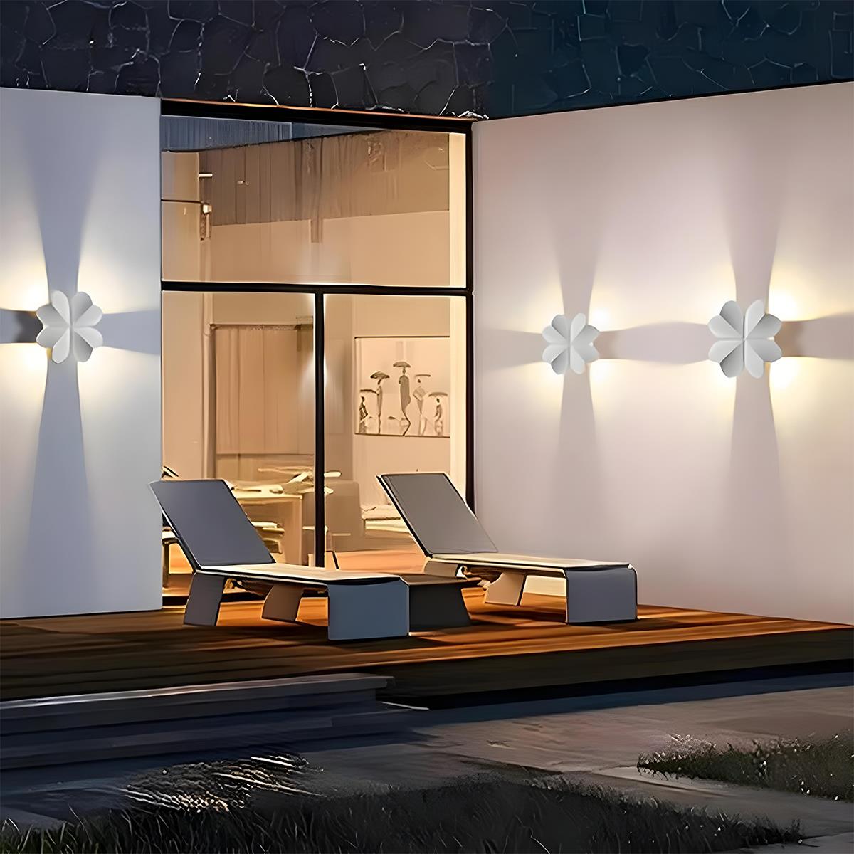 Outdoor Wall Light Animal Silhouette Waterproof Integrated LED