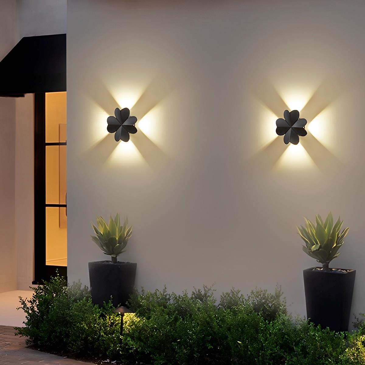 Outdoor Wall Light Animal Silhouette Waterproof Integrated LED