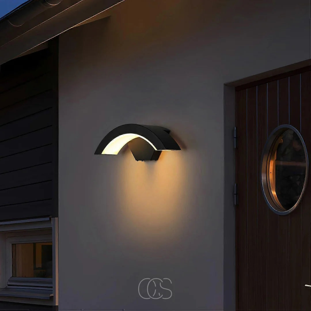 Outdoor Wall Light Motion Sensor Bidirectional 800 Lumens