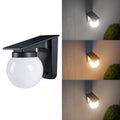Outdoor Wall Light Solar Dusk-To-Dawn Warm LED