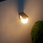 Outdoor Wall Light Solar Dusk-To-Dawn Warm LED
