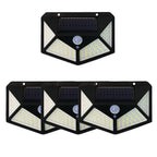 Outdoor Wall Light Solar Motion Sensor 100 LEDs