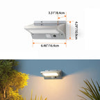 Outdoor Wall Light Solar Powered LED Weatherproof