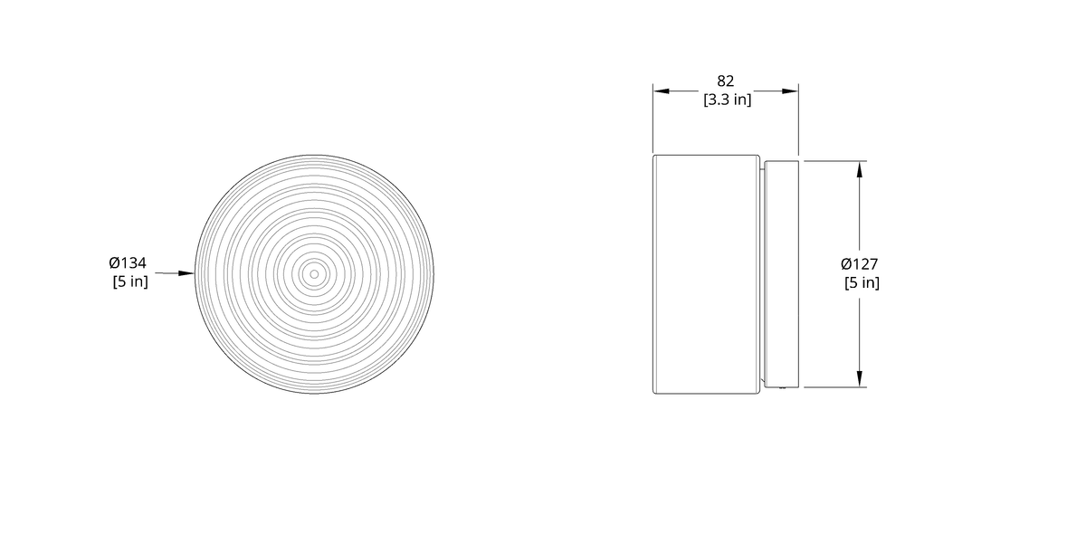 Outdoor Wall Light Tempered Glass Weatherproof IP65