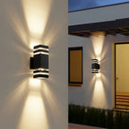 Outdoor Wall Light Two-Way Warm White LED IP65