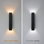 Outdoor Wall Light Up & Down LED Weatherproof Aluminum