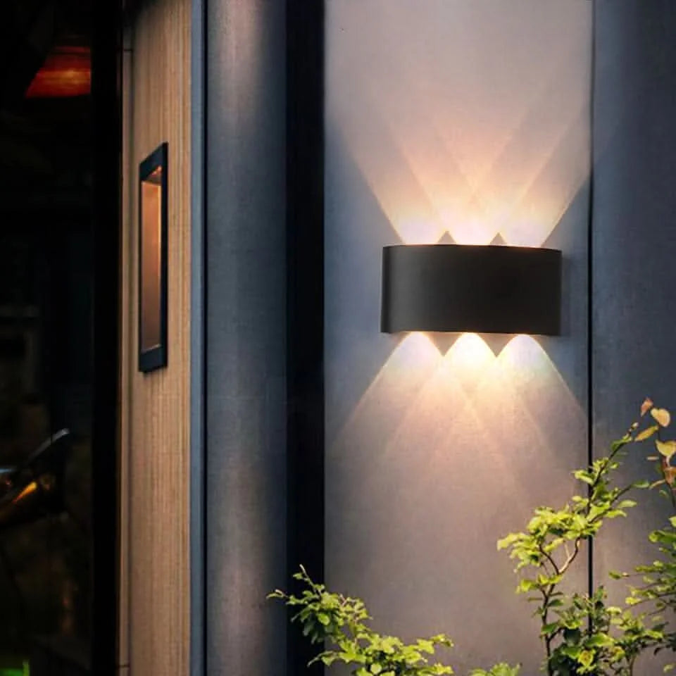 Outdoor Wall Light Up-Down Waterproof & Energy-Efficient LED
