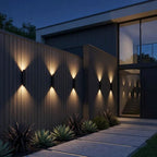 Outdoor Wall Light Up-and-Down Beam Weatherproof Aluminum