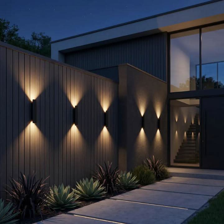 Outdoor Wall Light Up-and-Down Beam Weatherproof Aluminum