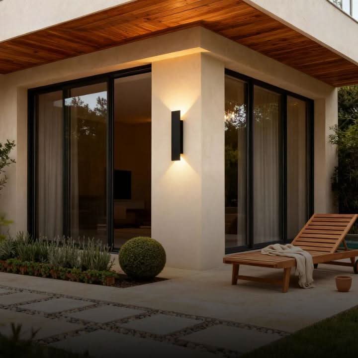 Outdoor Wall Light Up-and-Down Beam Weatherproof Aluminum
