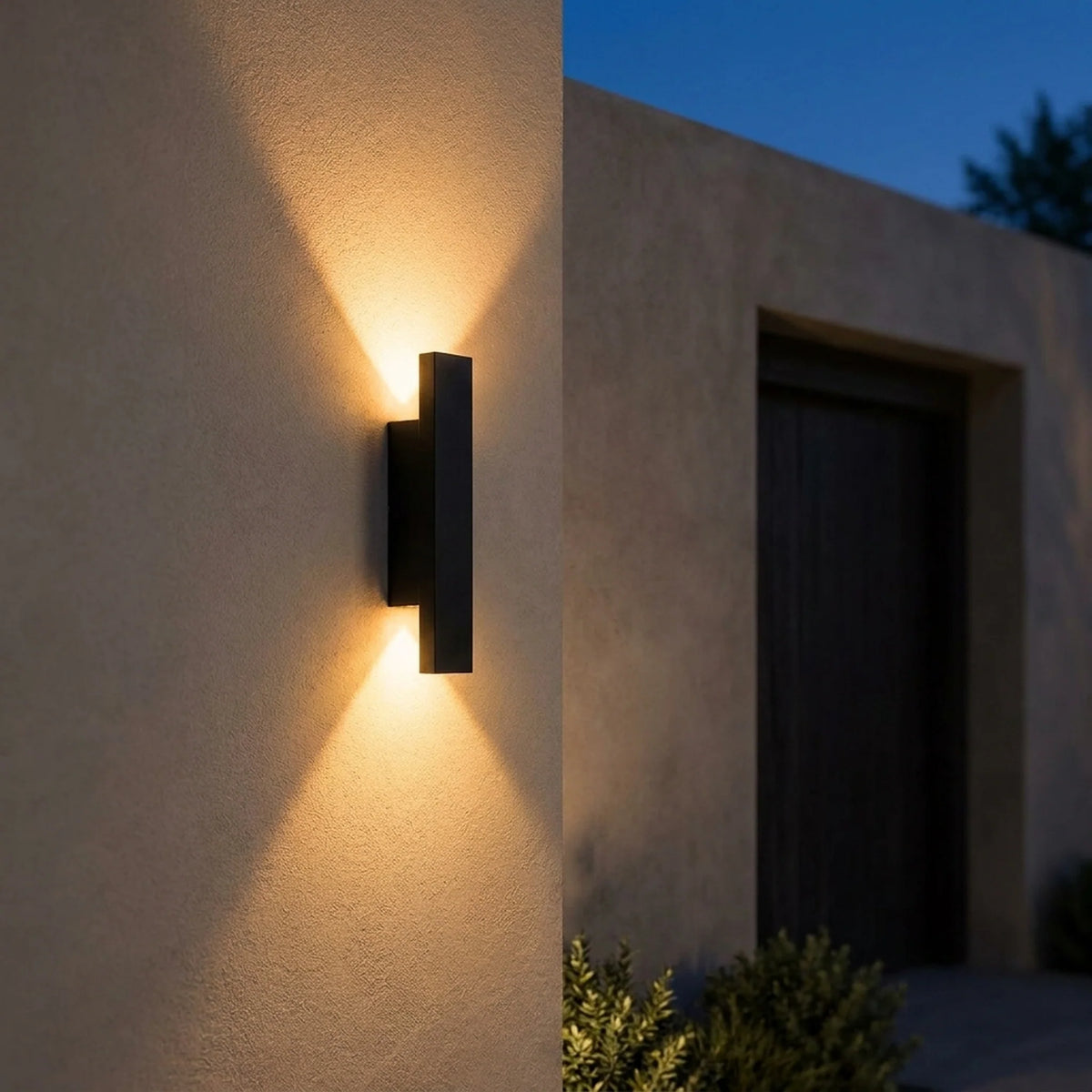Outdoor Wall Light Up-and-Down Beam Weatherproof Aluminum
