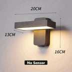 Outdoor Wall Light Warm White LED Motion Sensor IP65
