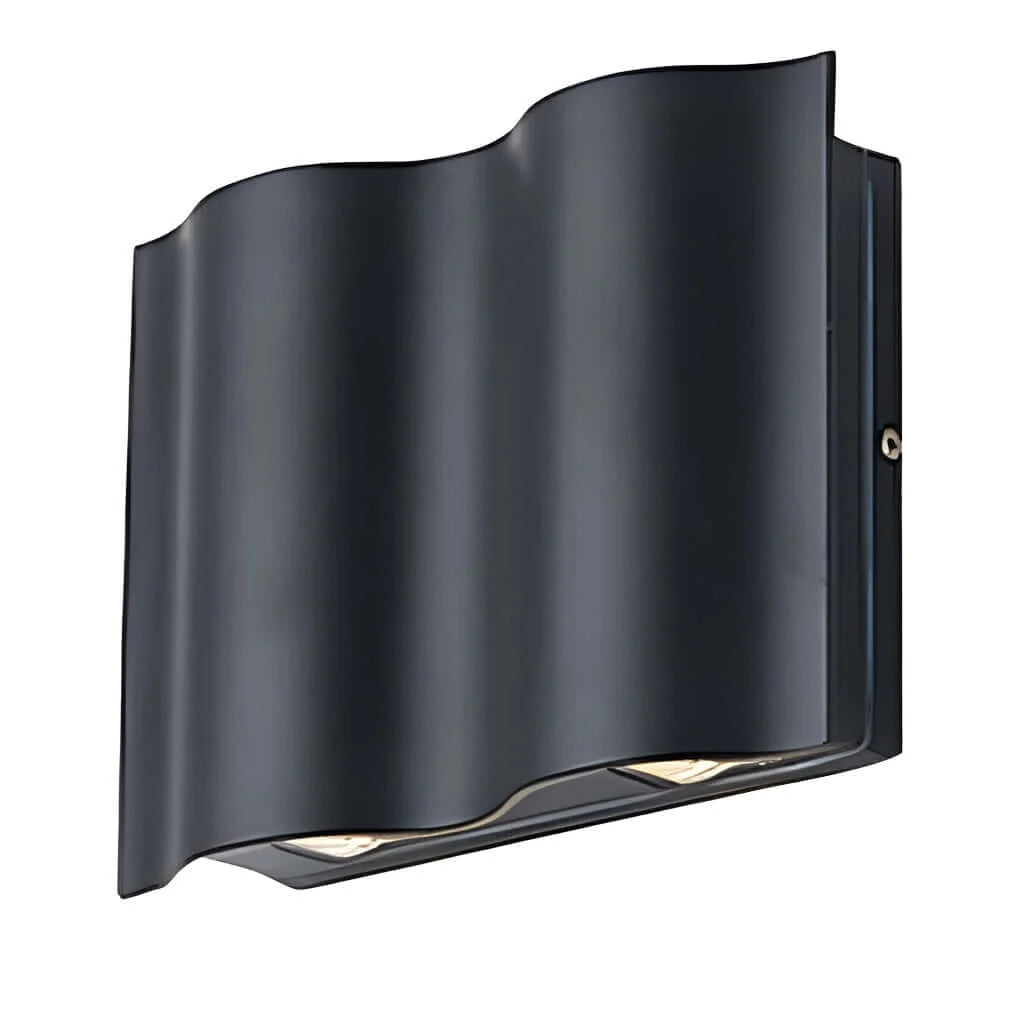 Outdoor Wall Light Wave-Shaped Up-Down Lighting IP54
