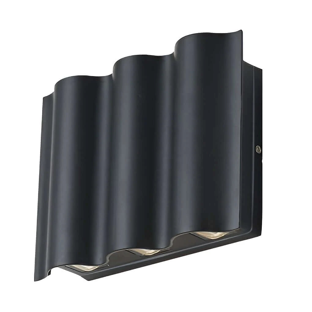 Outdoor Wall Light Wave-Shaped Up-Down Lighting IP54