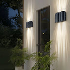 Outdoor Wall Light Wave-Shaped Up-Down Lighting IP54