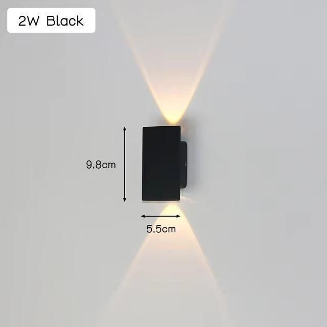 Outdoor Wall Light Weatherproof Aluminum LED