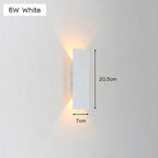 Outdoor Wall Light Weatherproof Aluminum LED