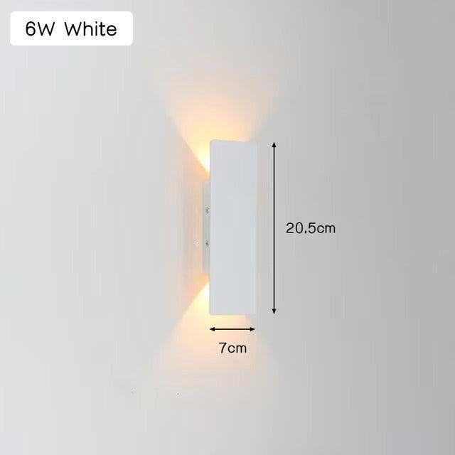 Outdoor Wall Light Weatherproof Aluminum LED