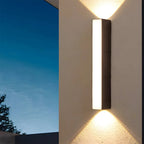Outdoor Wall Sconce Up & Down LED Matte Black