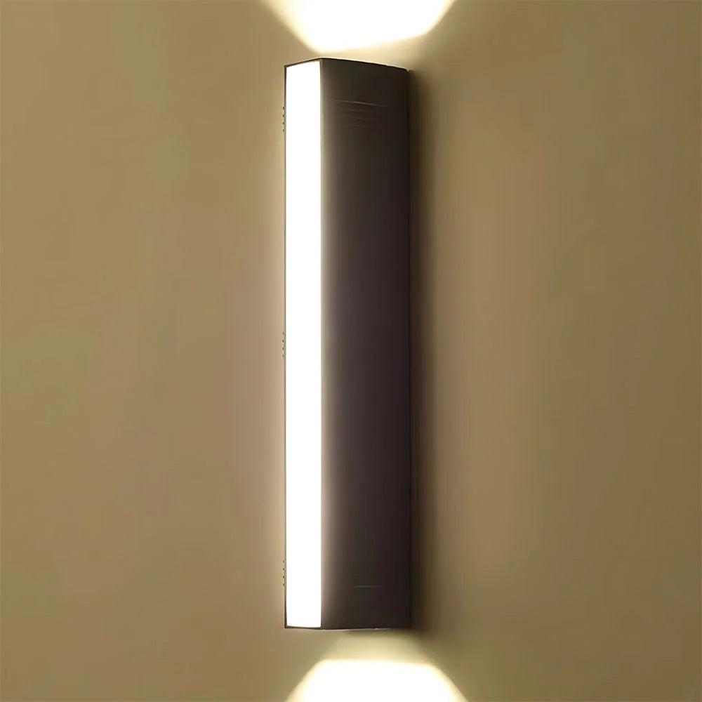 Outdoor Wall Sconce Up & Down LED Matte Black
