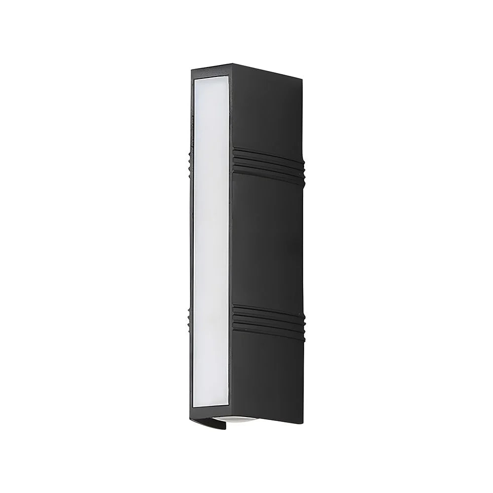 Outdoor Wall Sconce Up & Down LED Matte Black