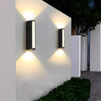 Outdoor Wall Sconce Up & Down LED Matte Black